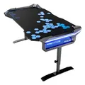E-blue Spieltisch EGT004BK, 135x78,5cm, 72-91,2cm, RGB-Beleuchtung