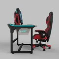 Weiteres Produktbild E-blue Spieltisch EGT536BK, 136,5 x 80,3cm, 81 cm, unterbeleuchtet