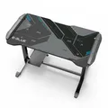 E-blue Spieltisch EGT574BK, 113cm x 59,5cm, 74-86,8cm, unterbeleuchtet, einstellbare Höhe
