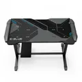 E-blue Spieltisch EGT574BK, 113cm x 59,5cm, 74-86,8cm, unterbeleuchtet, einstellbare Höhe