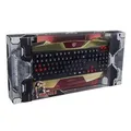 E-blue IRON MAN EKM707, Tastatur US, Game, beleuchtete Rände typ verkabelt (USB), gold