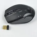 E-Blue Maus ARCO 2, 1600 DPI, 2,4 GHz, optisch, 6 Tasten, 1 Scrollrad, kabellos, schwarz, 2 St