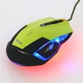 E-blue Maus Mazer R, 2400DPI, optisch, 6Tas., USB verdrahtet, grün