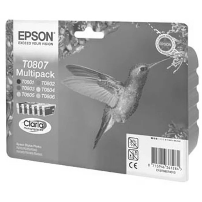 Hauptbild des Produkts Epson originální ink C13T08074011, CMYK/light C/light M, Epson Stylus Photo PX700W