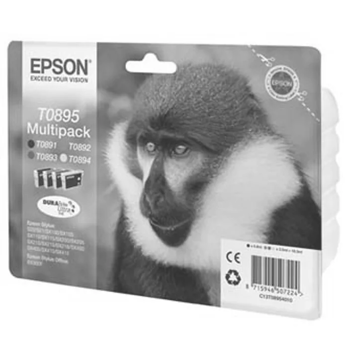 Hauptbild des Produkts Epson originální ink C13T08954010, CMYK, 3x3,5/5,8ml, Epson Stylus S20, SX100, SX200, SX4