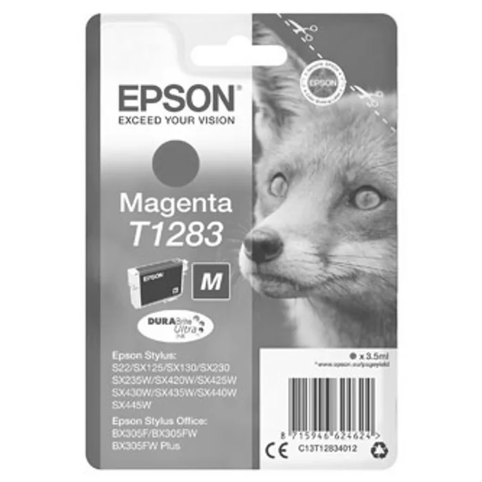 Hauptbild des Produkts Epson originální ink C13T12834022, T1283, magenta, blistr, 3,5ml, Epson Stylus S22, SX125