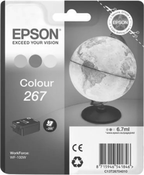 Hauptbild des Produkts Epson originální ink C13T26704010, 267, color, 6,7ml, Epson WF-100W