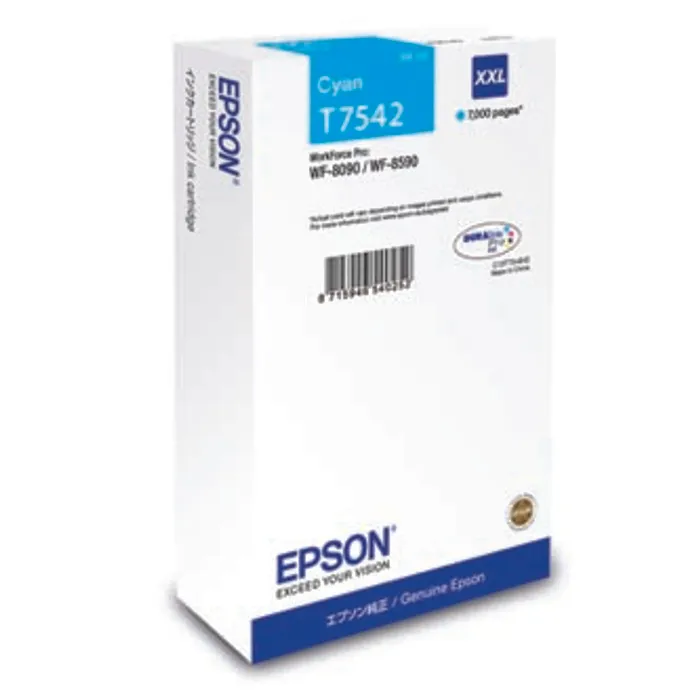 Hauptbild des Produkts Epson originální ink C13T754240, T7542, XXL, cyan, 69ml, Epson WorkForce Pro WF-8090DW, W