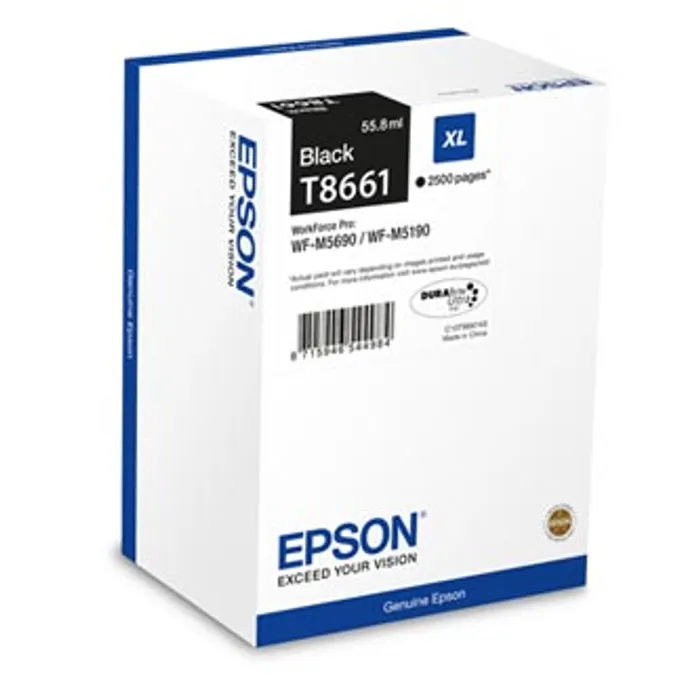 Hauptbild des Produkts Epson originální ink C13T865140, T8651, XXL, black, 10000str., 221ml, 1ks, Epson WorkForc
