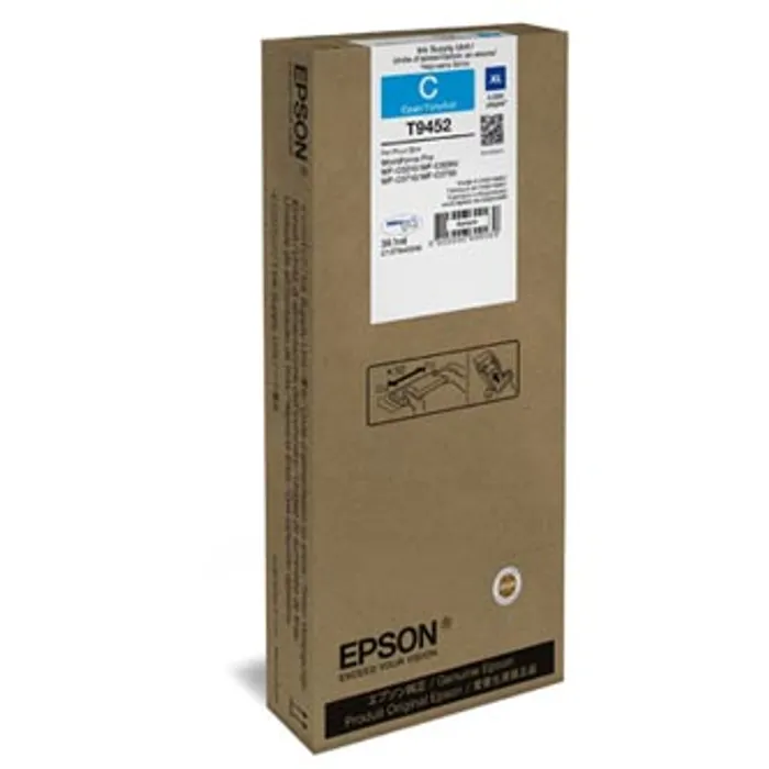 Hauptbild des Produkts Epson originální ink C13T945240, cyan, 5000str., 1x38.1ml, Epson WF-C5210, C5290, C5710,