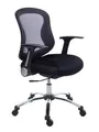 Ergonomischer Bürostuhl, Netzstoff, Netzrücken, Gestell Chrom, MaYAH,Spir