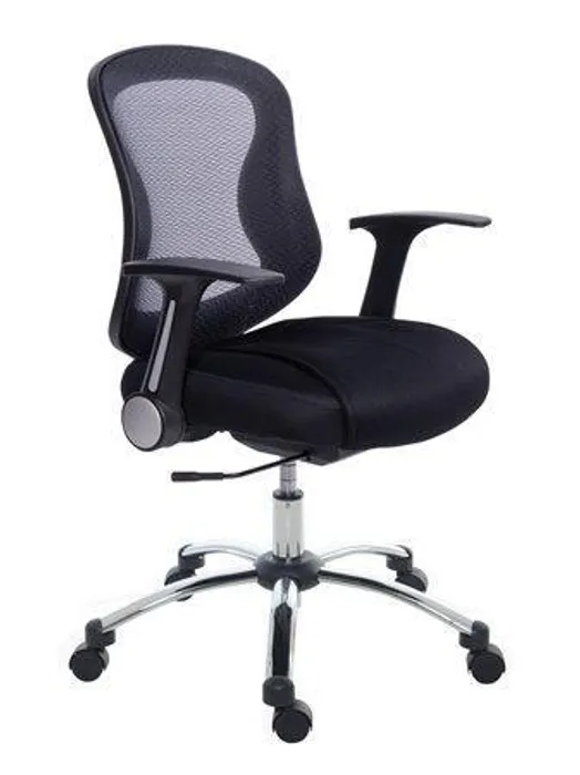 Hauptbild des Produkts Ergonomická kancelářská židle, síť.textilie, síť.opěrák, chromovaná základna,  MaYAH,"Spir