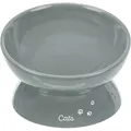 Ergonomische XXL-Keramikschüssel, erhöht, 0,35l/o 17cm, grau