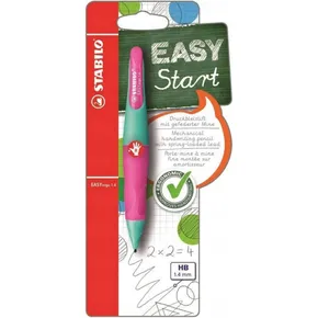 Ergonomischer Druckbleistift für Rechtshänder STABILO EASYergo 1,4 türkis/rosa - HB