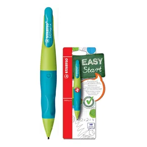 Ergonomischer Druckbleistift für Rechtshänder STABILO EASYergo 1,4 grün/aquamarin – HB