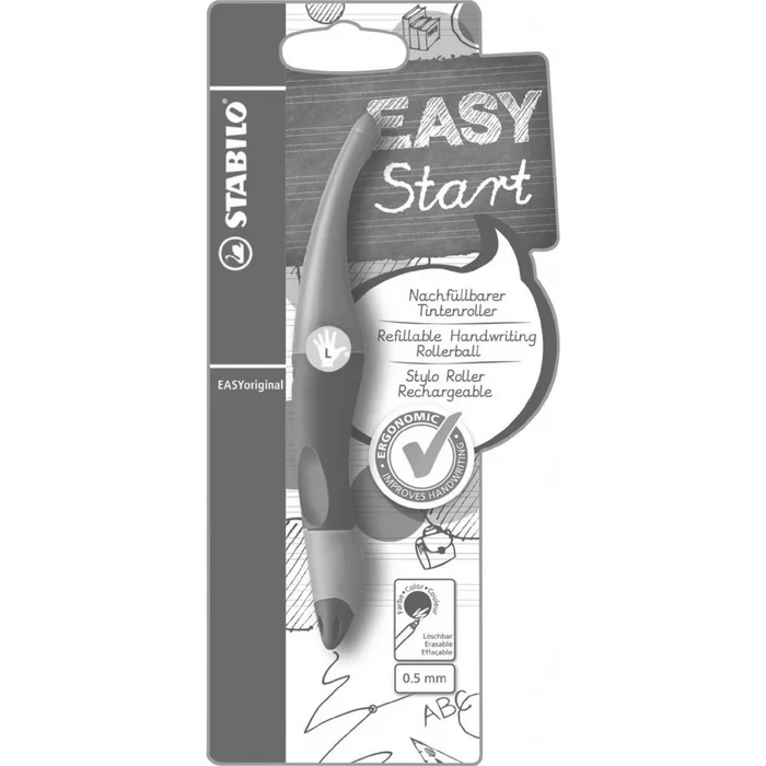 Hauptbild des Produkts Ergonomický roller pro leváky STABILO EASYoriginal tmavě modrá/světle modrá