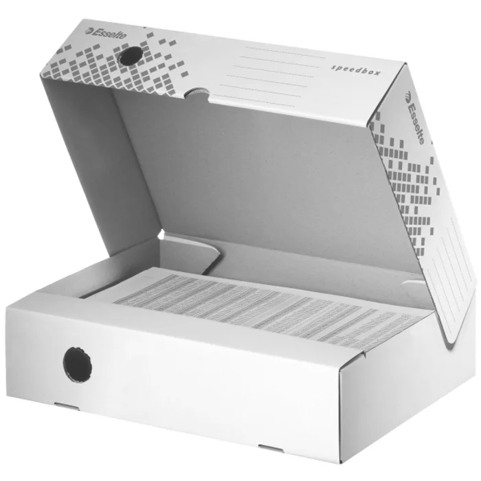 Hauptbild des Produkts Esselte Speedbox rychle-složitelná horizontální archivační krabice 80 mm, bílá-červená