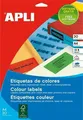 Weiteres Produktbild Etikett, 70 x 37 mm, gelb, 480 Stück/Pack, APLI