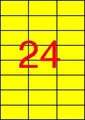 Weiteres Produktbild Etikett, 70 x 37 mm, gelb, 480 Stück/Pack, APLI