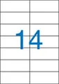 Weiteres Produktbild Etikett, ILC, 105 x 42,4 mm, zweireihig, 1400 Stück/Pack, VICTORIA