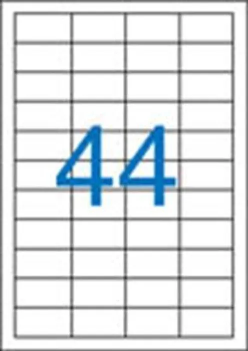 Hauptbild des Produkts Etiketa, ILC, 48,5 x25,4 mm, čtyřřadé, 4400 ks/bal., VICTORIA