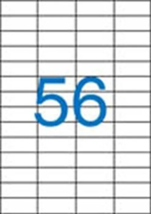 Hauptbild des Produkts Etiketa, ILC, 52,5x21,2 mm, čtyřřadé, 5600 ks/bal., VICTORIA