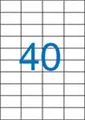 Weiteres Produktbild Etikett, ILC, 52,5 x 29,7 mm, vierreihig, 4000 Stück/Pack, VICTORIA