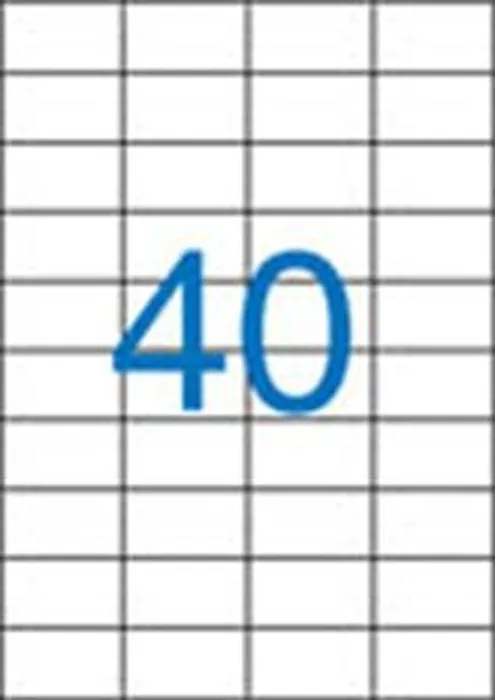 Hauptbild des Produkts Etiketa, ILC, 52,5x29,7 mm, čtyřřadé, 4000 ks/bal., VICTORIA