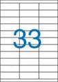 Etikett, ILC, 70x25,4 mm, dreireihig, 3300 Stück/Pack, VICTORIA