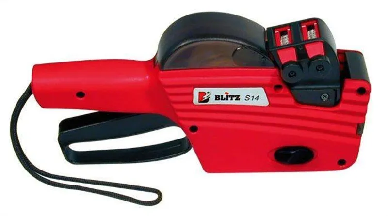 Hauptbild des Produkts Etiketovací kleště, 2 řádkové, 8+6 znaků, BLITZ "S14"