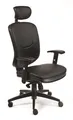 Executive-Sessel "Supreme", schwarz, Kunstleder, schwarzes Kreuz, MaYAH