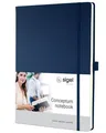Weiteres Produktbild Exklusives Notizbuch „Conceptum“, blau, A4, kariert, 194 Blatt, SIGEL