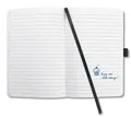 Exklusives Notizbuch „Jolie“, Black Dots, liniert, 135x203 mm, 174 Seiten, SIGEL