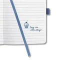 Exklusives Notizbuch „Jolie“, dunkelblau, liniert, 135x203 mm, 174 Blatt, SIGEL