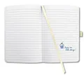 Exklusives Notizbuch „Jolie“, Vanilla Garden, liniert, 95x150 mm, 174 Seiten, SIGEL