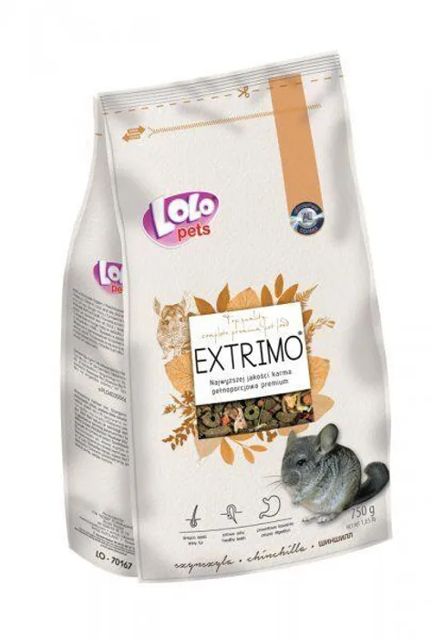 Hauptbild des Produkts EXTRIMO kompletní krmivo pro činčily v sáčku se zipem 750 g