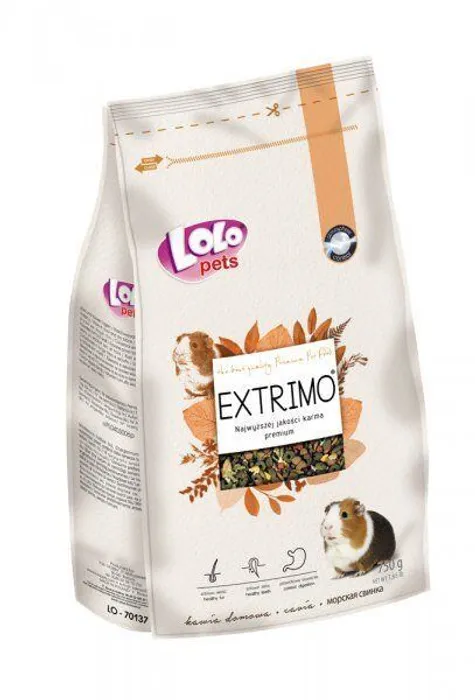 Hauptbild des Produkts EXTRIMO kompletní krmivo pro morčata v sáčku se zipem 750 g