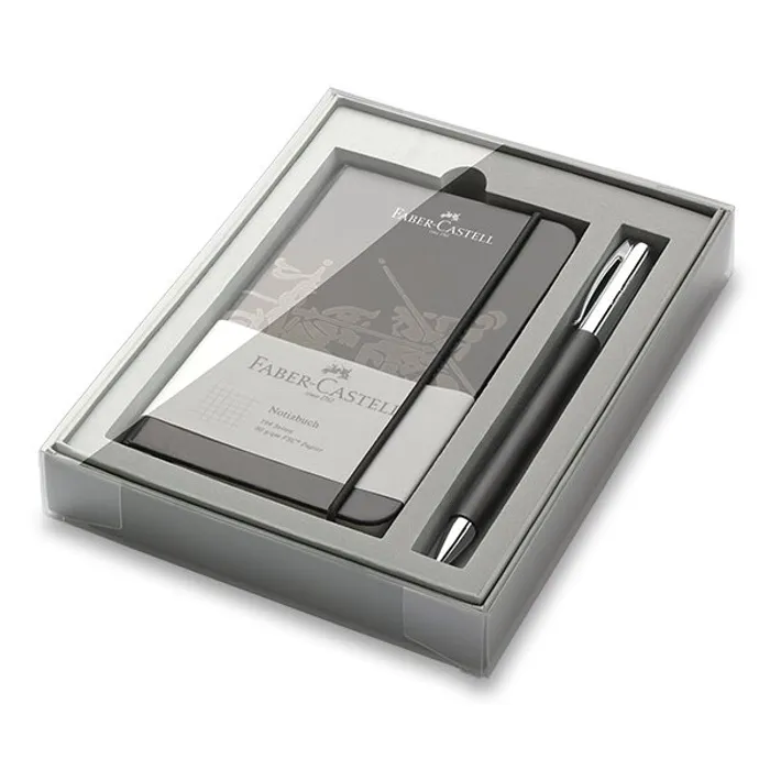 Hauptbild des Produkts Faber-Castell 149623 Ambition Precious Resin kuličková tužka, dárková kazeta se zápisníkem