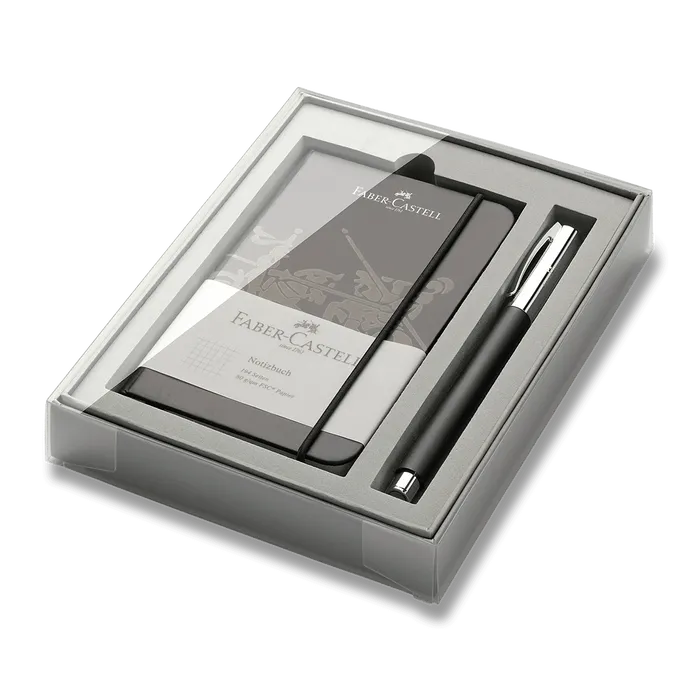 Hauptbild des Produkts Faber-Castell 149624 Ambition Precious Resin roller, dárková sada se zápisníkem