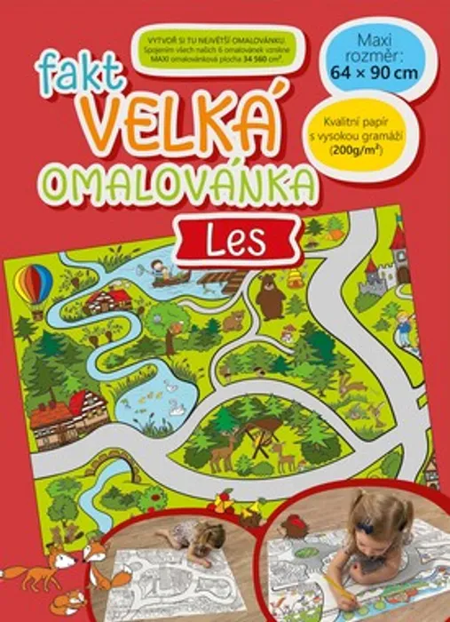 Hauptbild des Produkts Fakt velká omalovánka - Les