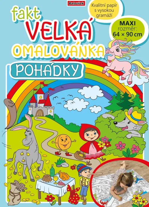 Hauptbild des Produkts Fakt velká omalovánka - Pohádky