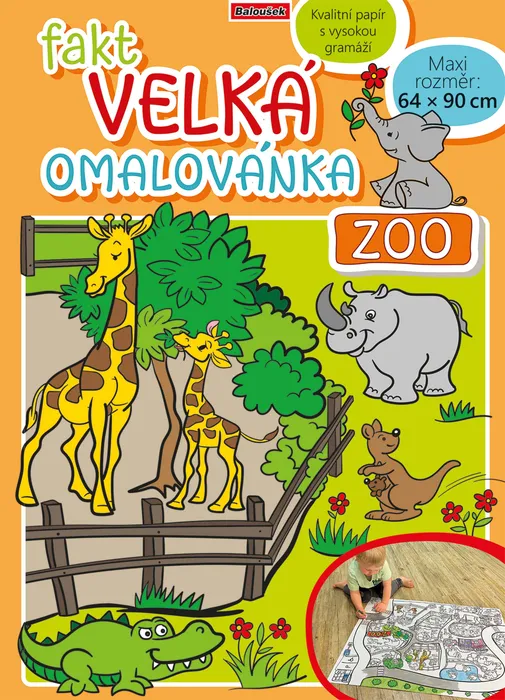 Hauptbild des Produkts Fakt velká omalovánka - ZOO