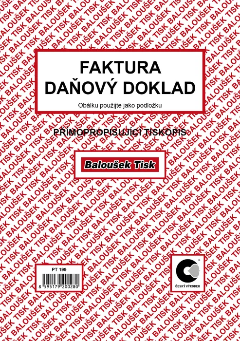 Hauptbild des Produkts Faktura - daňový doklad A5 PT199