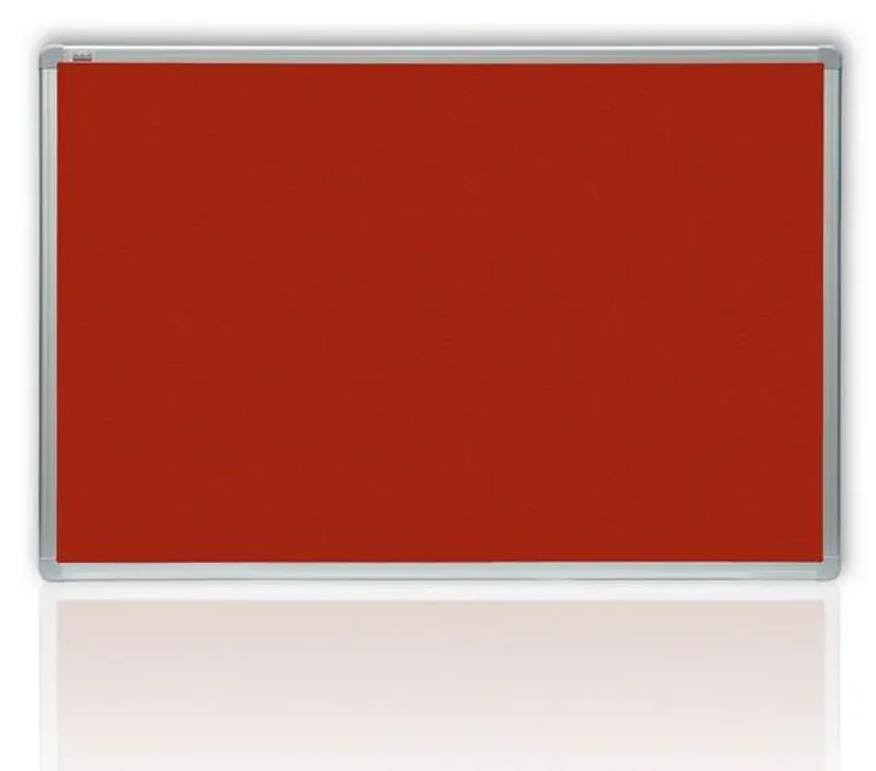 Hauptbild des Produkts Filcová červená tabule v hliníkovém rámu 180x120 cm