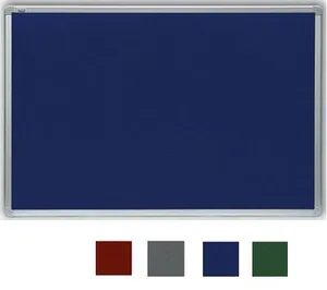 Filcová modrá tabule v hliníkovém rámu 100x150 cm