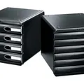 Weiteres Produktbild Filing-box, plastic, 4 drawers, LEITZ "Allura", black