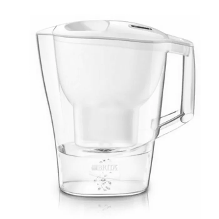 Hauptbild des Produkts Filtrační konvice (set) Aluna, bílá, sklo, 2.4l, vč. 3 filtrů, Brita
