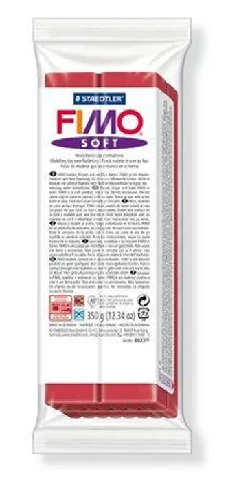 Hauptbild des Produkts FIMO® soft 8020 tmavě červená 350g blok