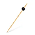 Fingerfoodspieß (Bambus FSC 100%) Perlschwarz 12cm [100 Stück]
