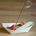 Weiteres Produktbild Fingerfood-Schale aus Holz Schiffchen 13 x 8 cm [100 St.]